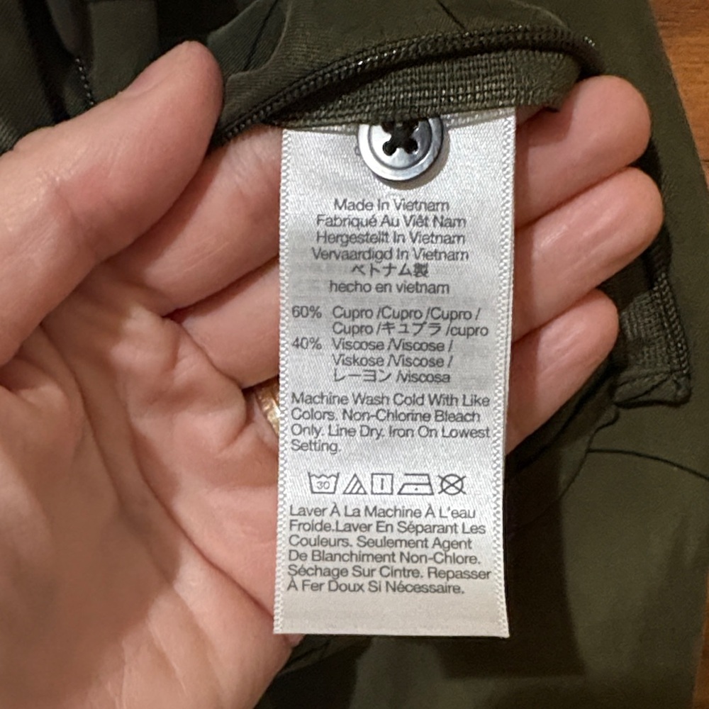 Madewell Dark Green Ruched Blouse - Picture 6 of 9
